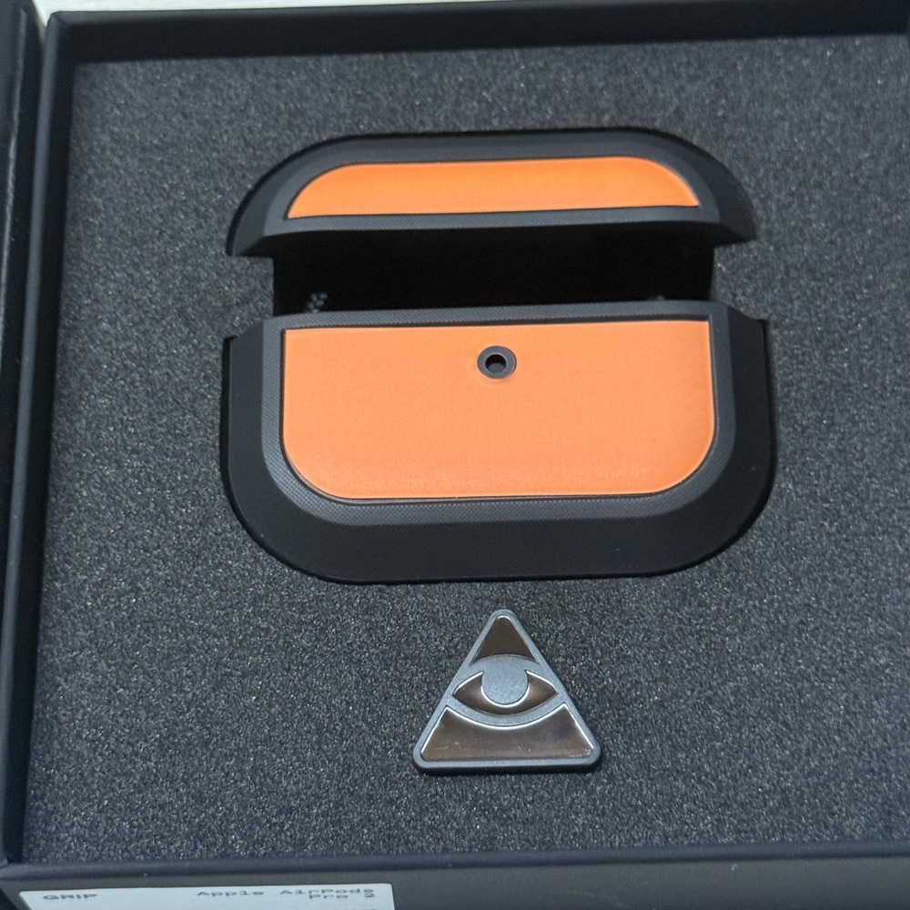 dbrand Grip Case for Apple AirPods Pro 2 Orange Protective Skin